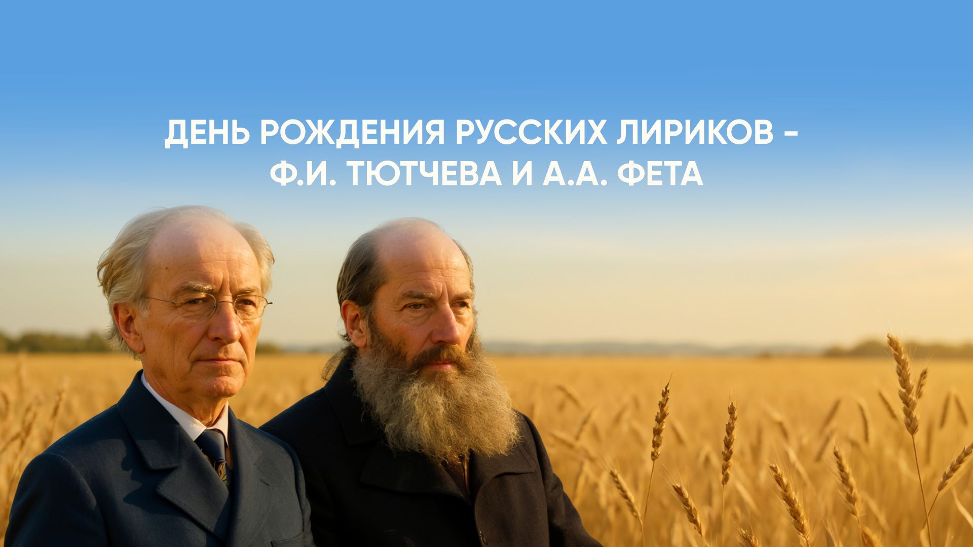 День рождения русских поэтов: Ф.И. Тютчева и А.А.Фета. Акция на подборку alt